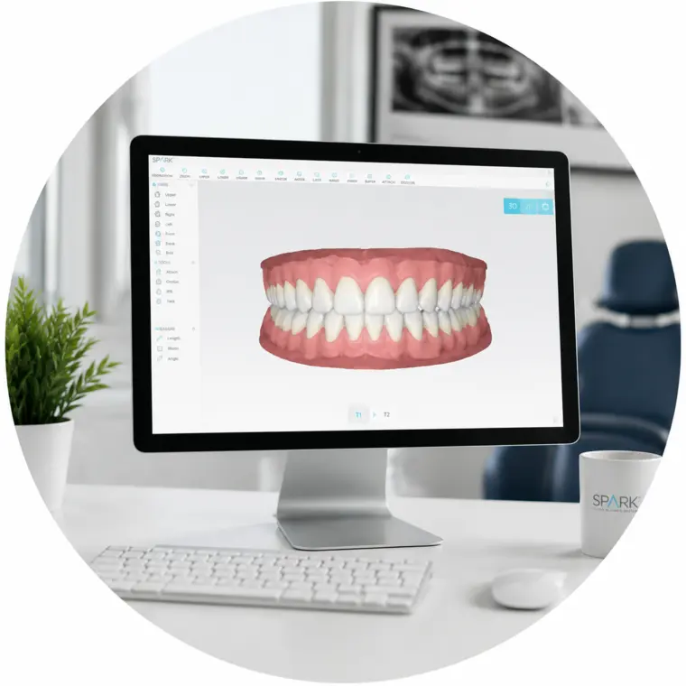 Planificación digital tridimensional del tratamiento de ortodoncia
